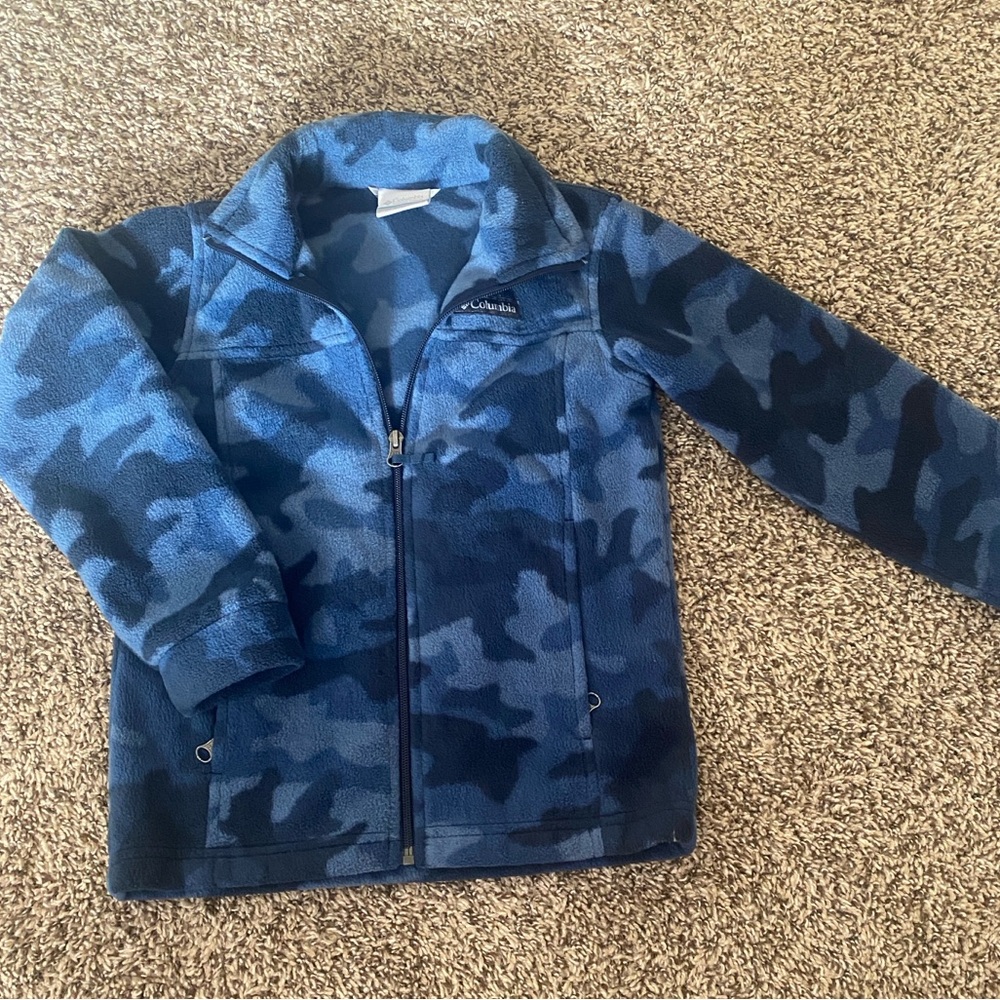 Kids Blue Camouflage Jacket